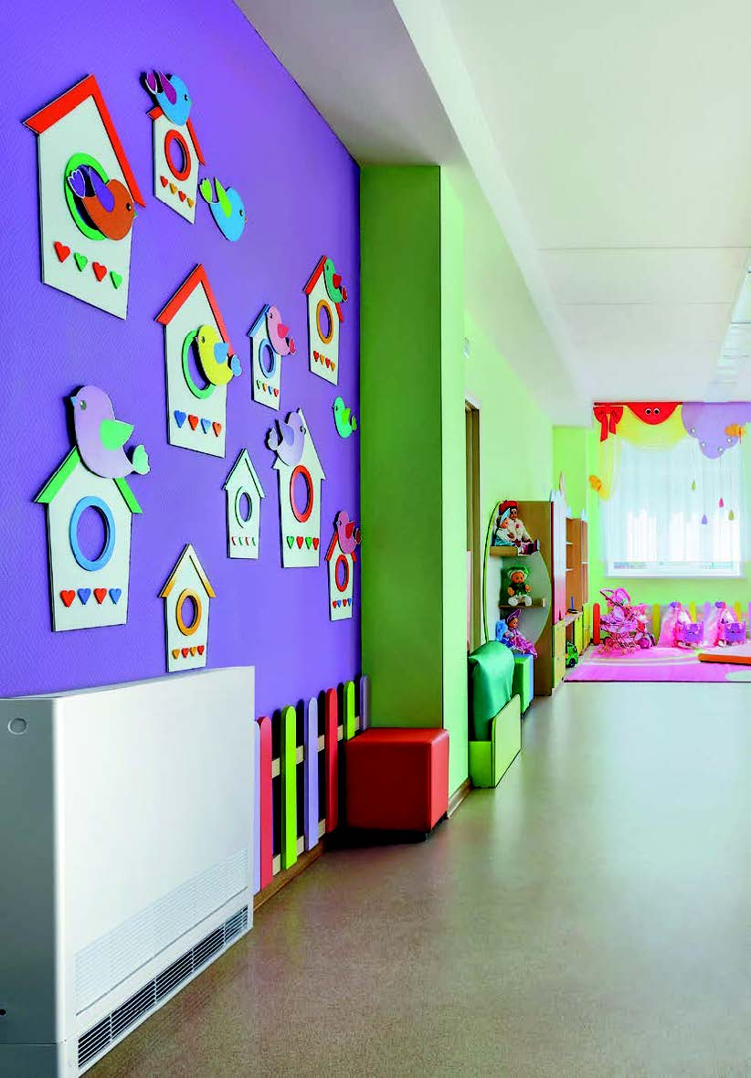 Morehall primary school's new radiators