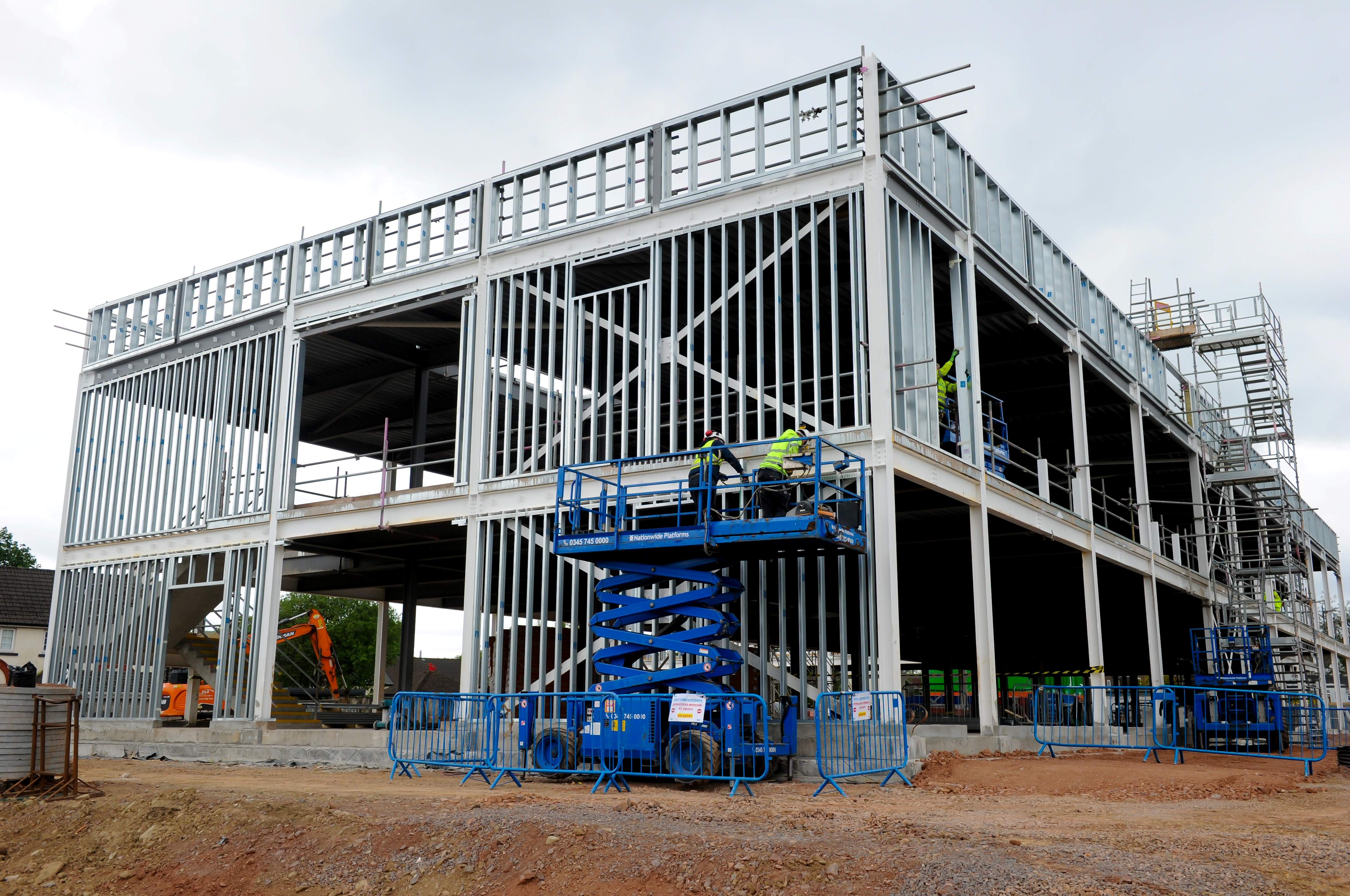 Higham Lane North Academy – being delivered by Bam Construction using Frameclad’s loadbearing light 