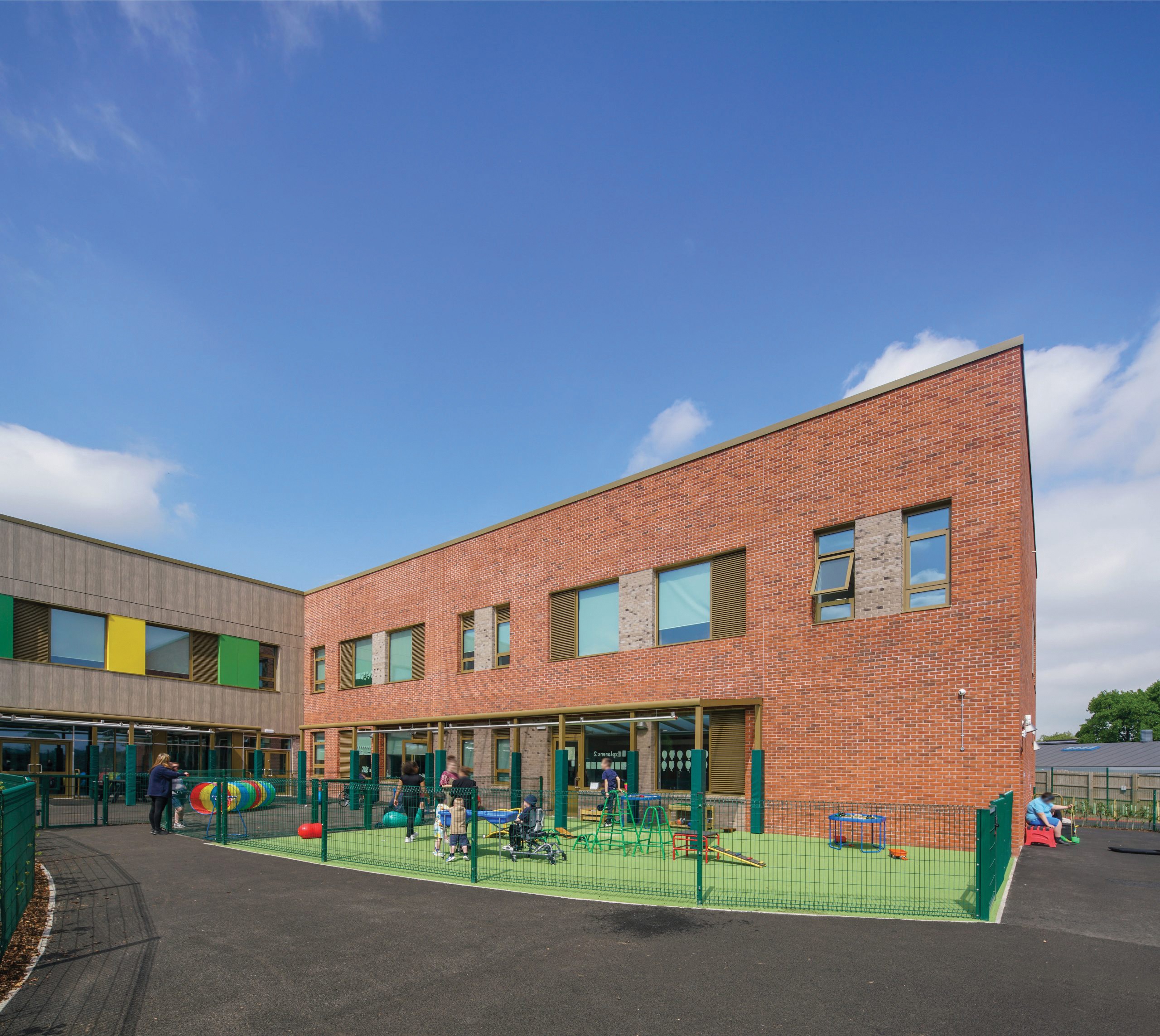 Plas-Y-Felin Primary School – being constructed using Frameclad’s ECO-LSF system, produced from 10